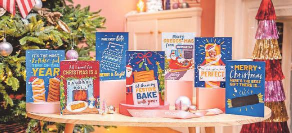 Greggs launches Christmas cards – complete with gift of sausage roll