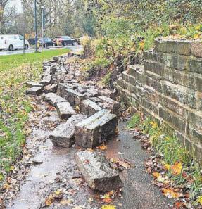 'The council either needs to act on this wall or close the footpath completely'