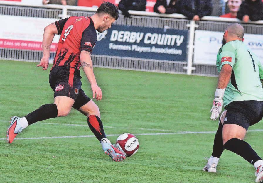 Parker's brace as Robins in control