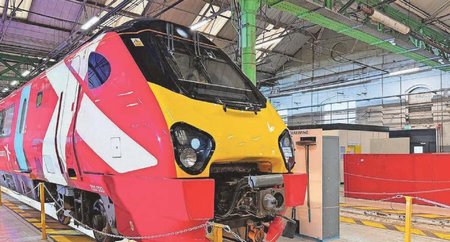 'Major contract' for Alstom as refurbished CrossCountry train is unveiled