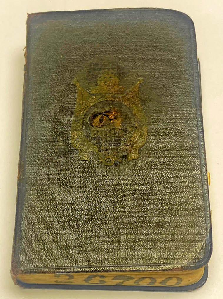 Bible that stopped a bullet