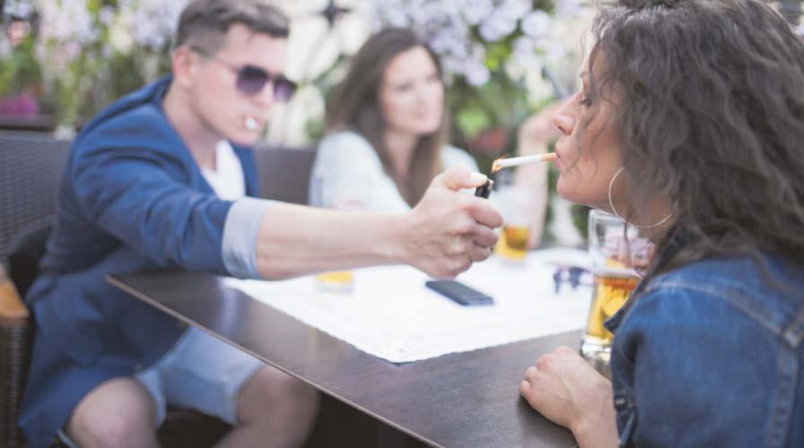 Would you back a bar on smoking or vaping in the beer garden?