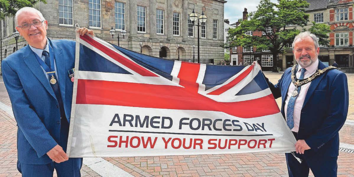 ‘Let us celebrate our armed forces with pride and gratitude... and never forget the debt we owe to them all’