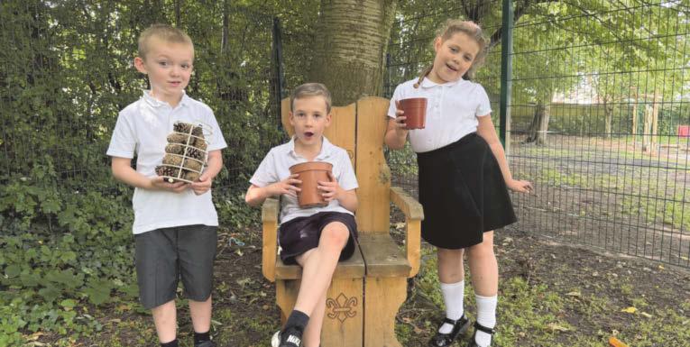 Forest-inspired outdoor classroom results in a Green Flag accolade for school's efforts