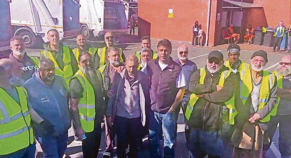 Mosque team keeps it clean as bins emptied