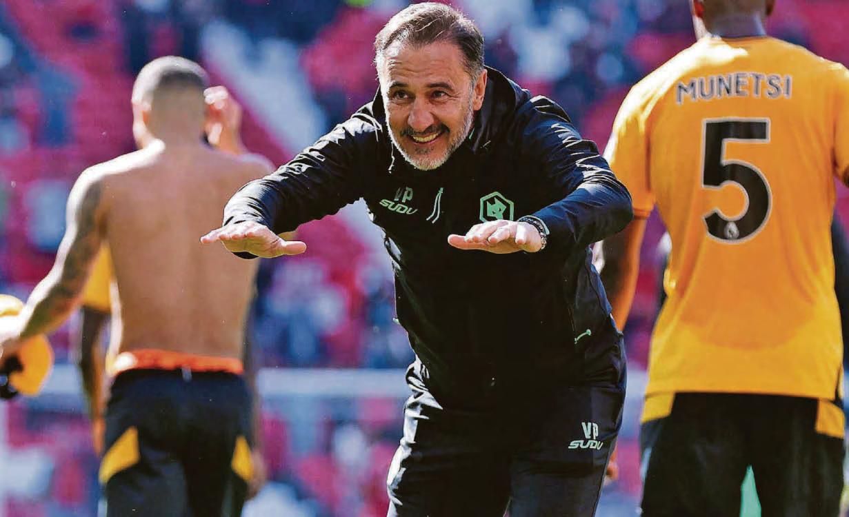 Pereira is going extra smiles for supporters