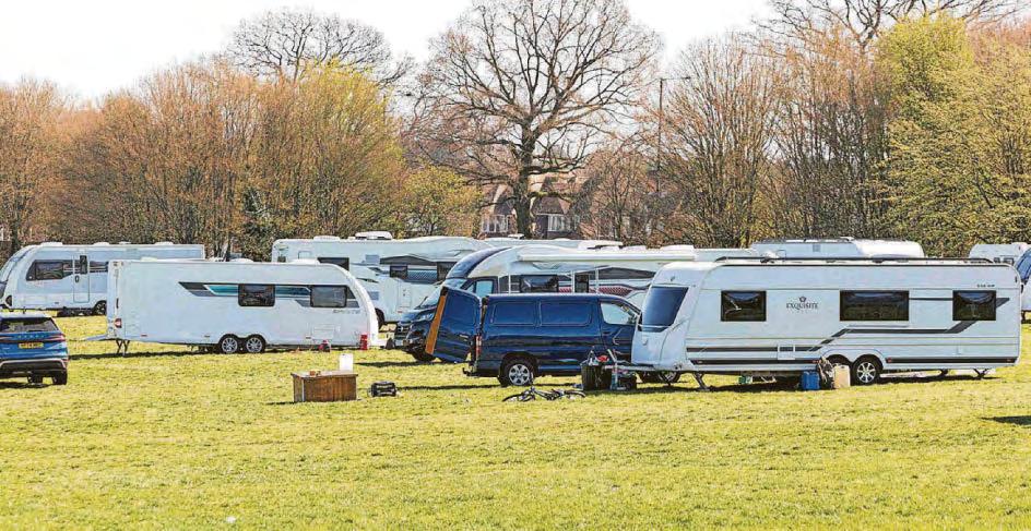Concerns as 'nuisance' travellers return to park