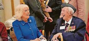 Veteran, 104, has royal day to remember at Palace tea party