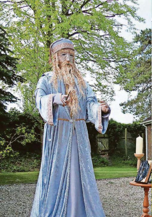 Ex-straw-ordinary scarecrows go on show in village competition