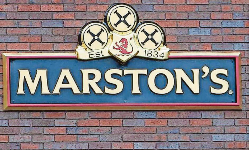 Marston's toasts news of big uplift in profits