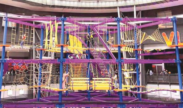 Adventure awaits at the Indoor High Ropes course, so book now for Birmingham's newest aerial challenge