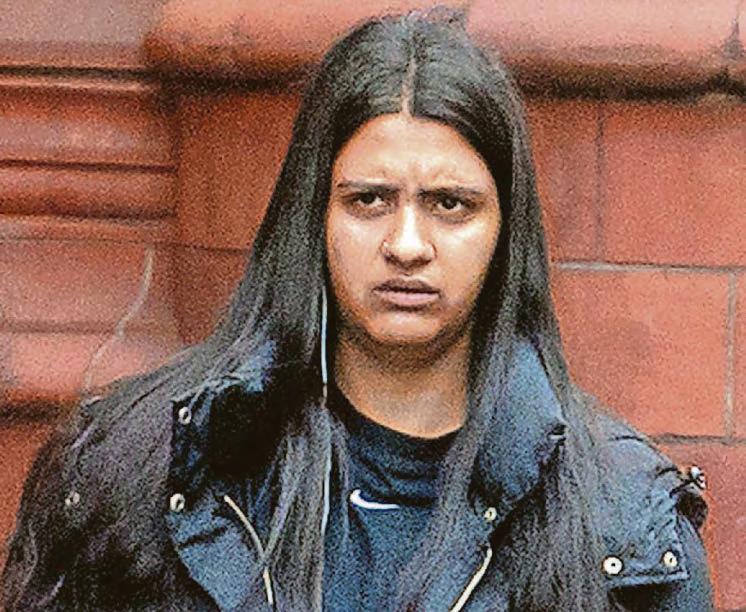 Woman stole airport bus after driver knife threat