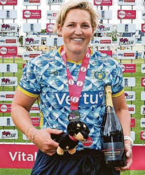 Laura proves to be a smash hit at Edgbaston