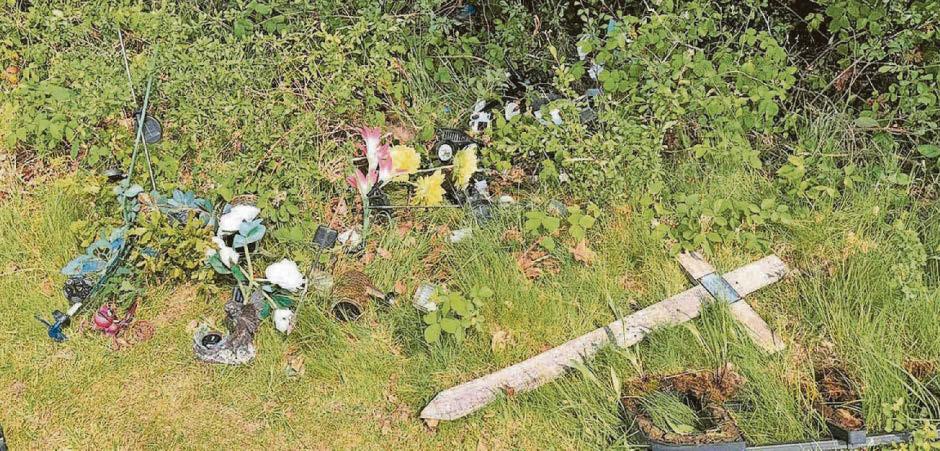 'Heartbreak' as loved ones' graves smashed