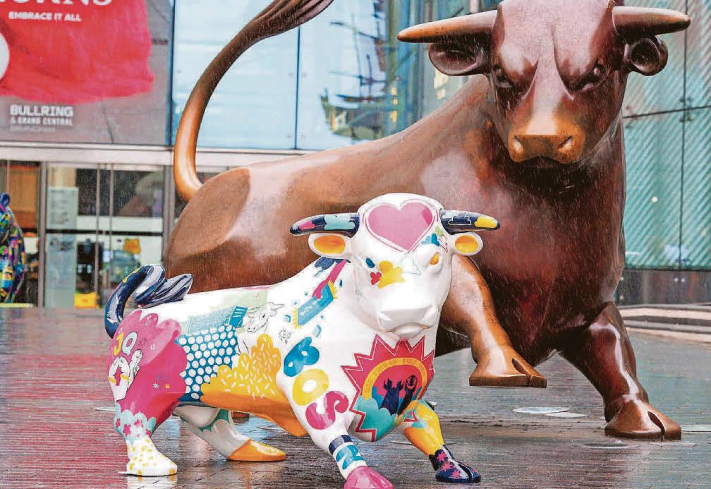 Bulls ring the changes at new art trail in city