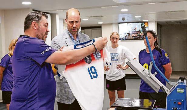 William pitches in for Lionesses