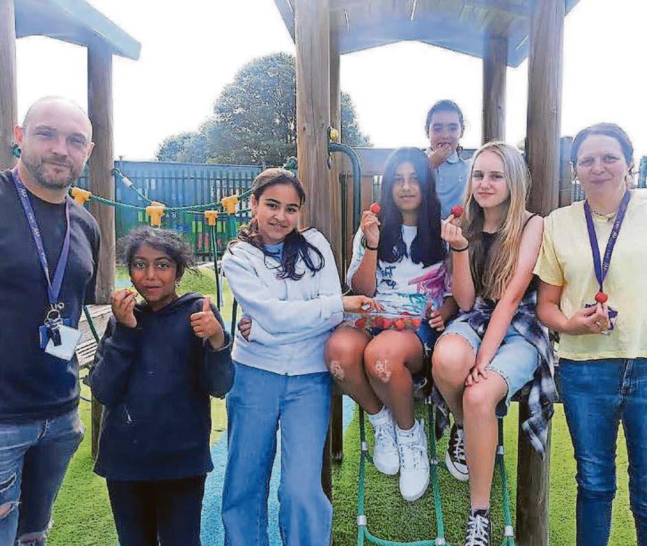 Head start for pupils is BERRY good news!