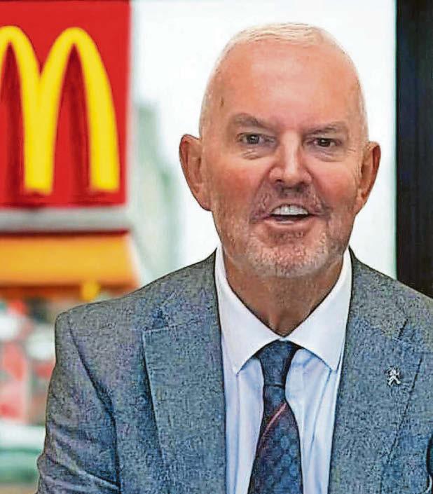 Change on the menu as Mr McDonald's retires