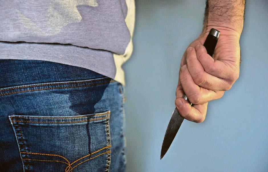 Knife-related robberies in region down by 25%