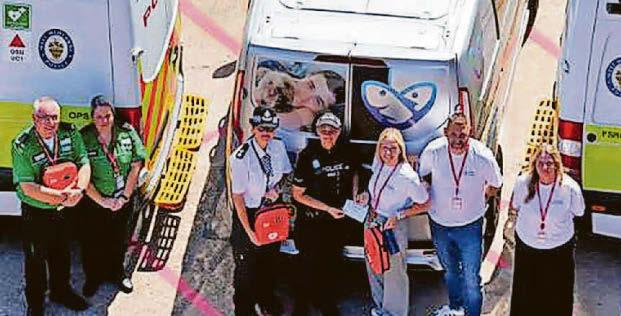 Crime cash pays for cop van defibrillators
