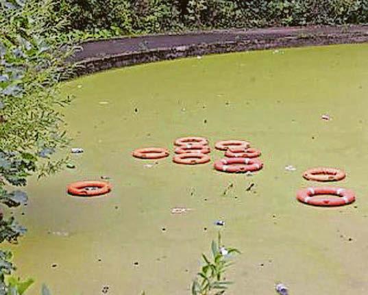 Lives could be at risk with lifebuoys thrown into lake