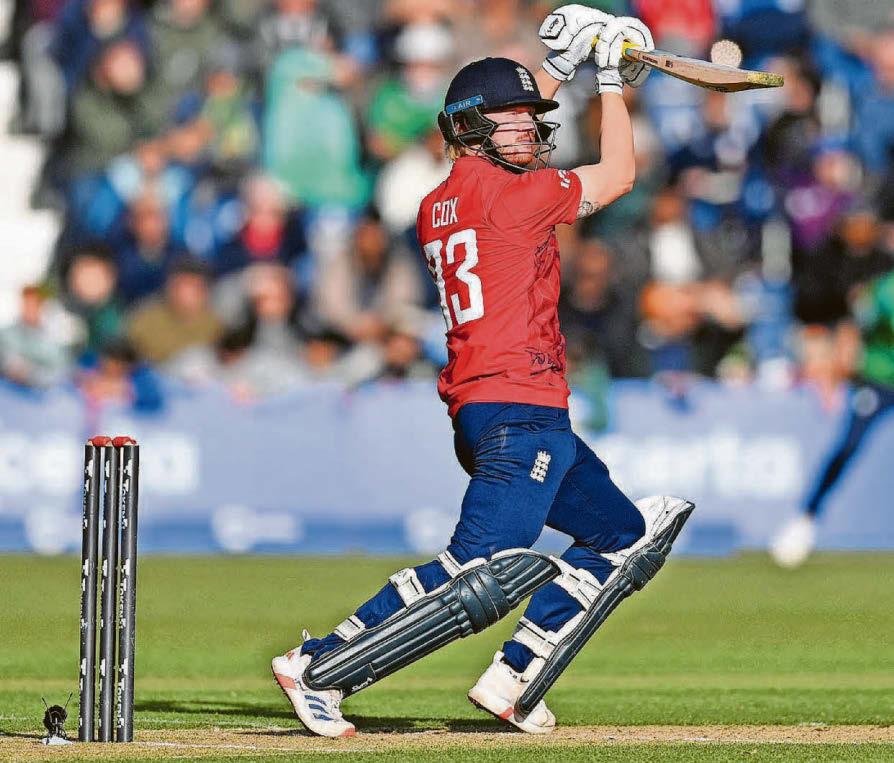 Jordan celebrates recall as he helps England win series