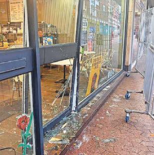 Former soldier's chocolate shop ‘deliberately’ rammed