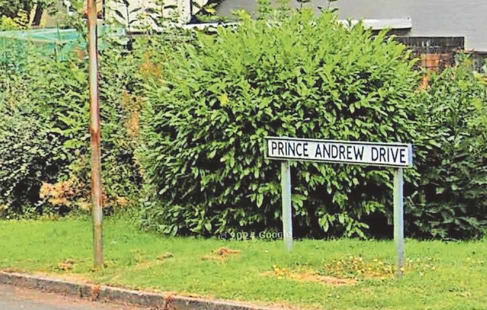 'Prince Andrew Drive' locals want new name