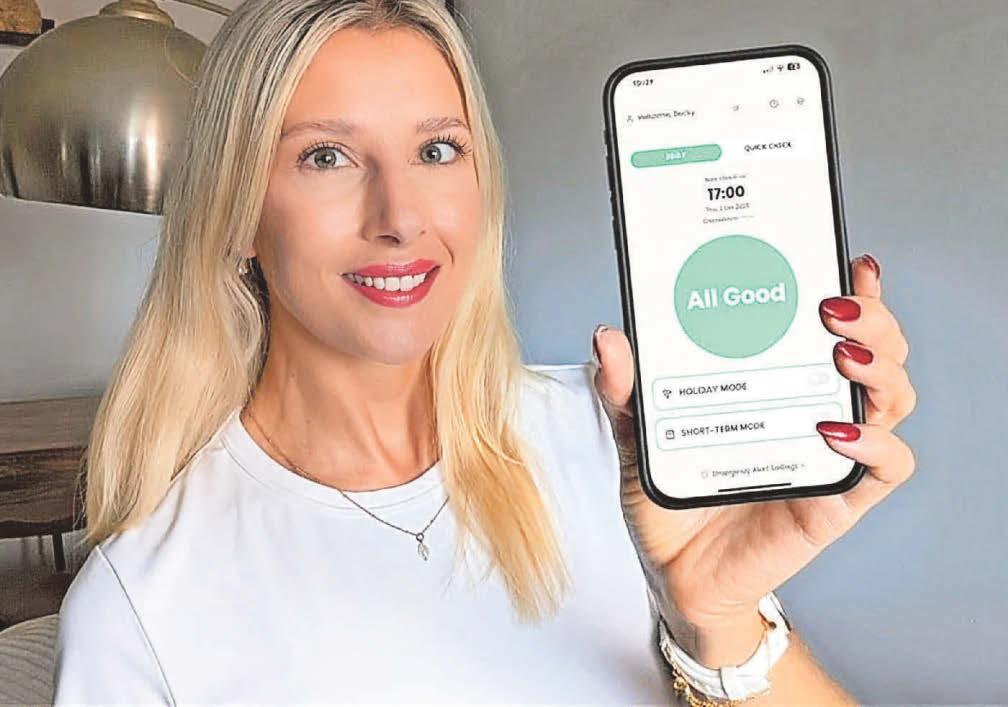 Check-in app protects people who live alone