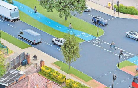 £22m cycle route plan to cut car dependency