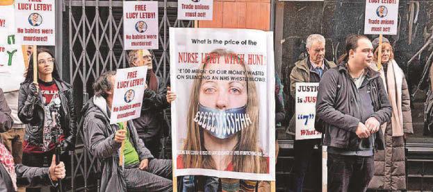 Brum Letby protest as supporters call for criminal review