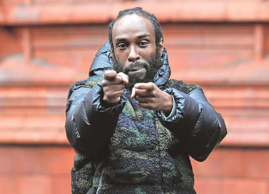 Rapper attacked petrol station with flames