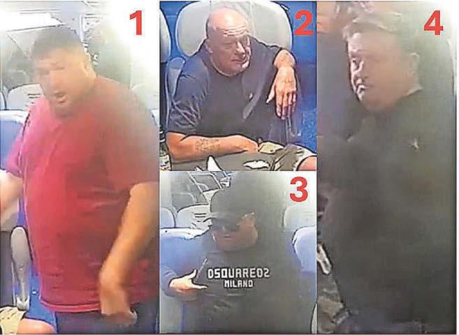 Train fight leaves guard assaulted