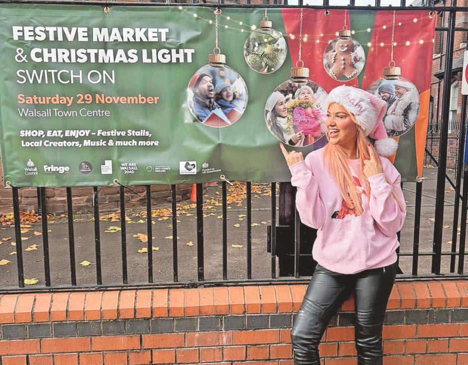 Reality star hits back at swipe over festive lights