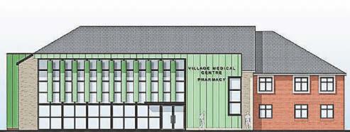 Pharmacy extension set to house robot dispensary