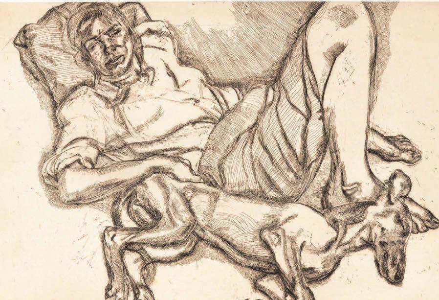 Freud prints among major gift to gallery