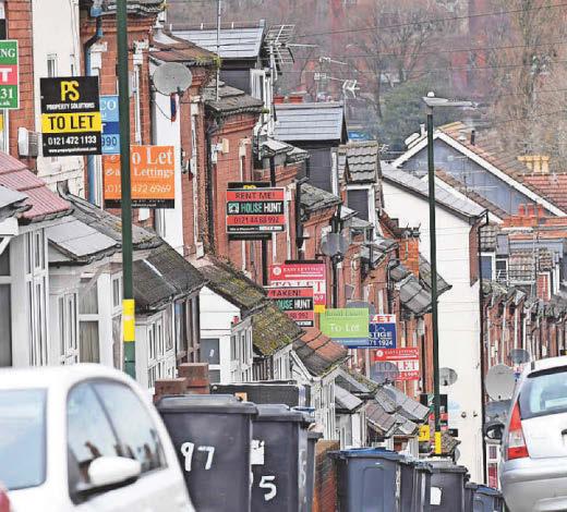 Rent rise hotspots now £1k a month
