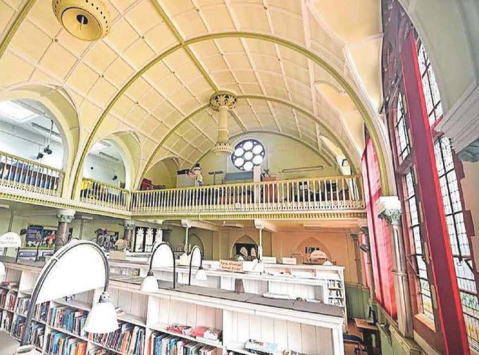 HISTORIC LIBRARY IS FROZEN IN TIME