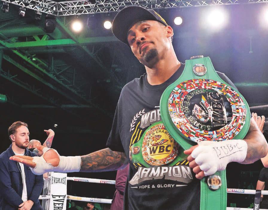 Ben wins belt - and loses one - on same night after cruel burglary