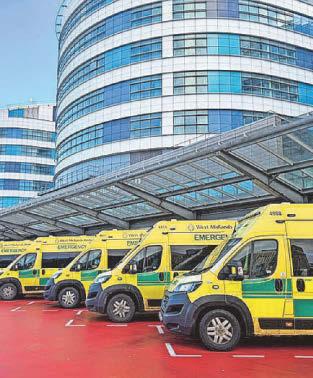 Concern as ambulances left stuck at hospitals