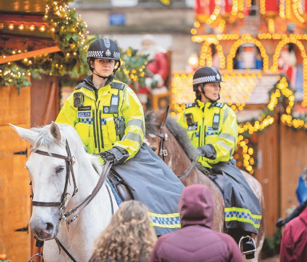 Back in the saddle - return of police horses