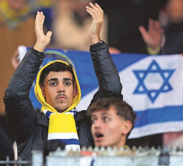 Maccabi handed ban and fined for racist chants