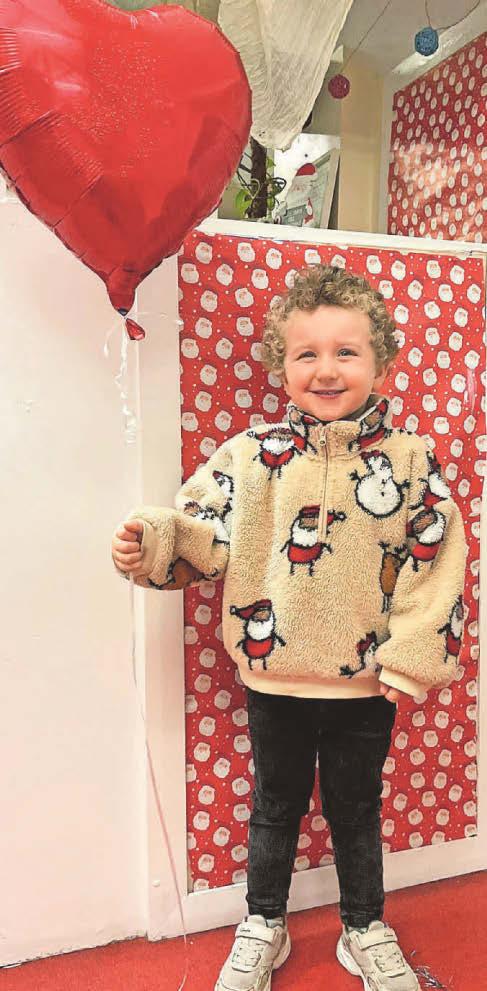 Tots get into festive spirit to raise £900 for hospital