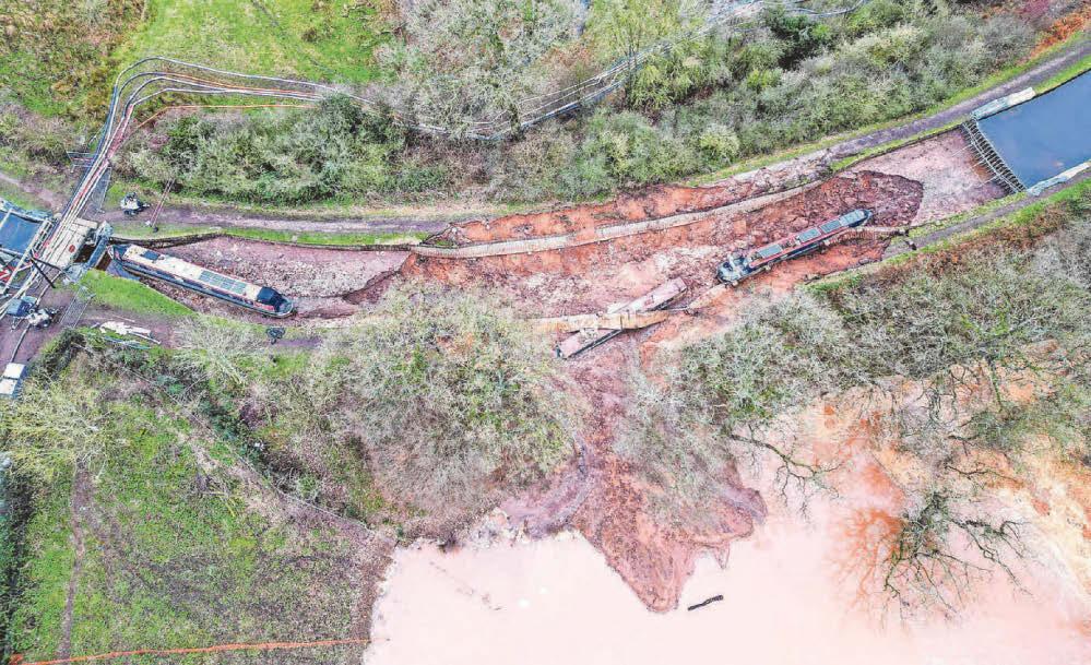 Narrowboats still trapped a week after breach