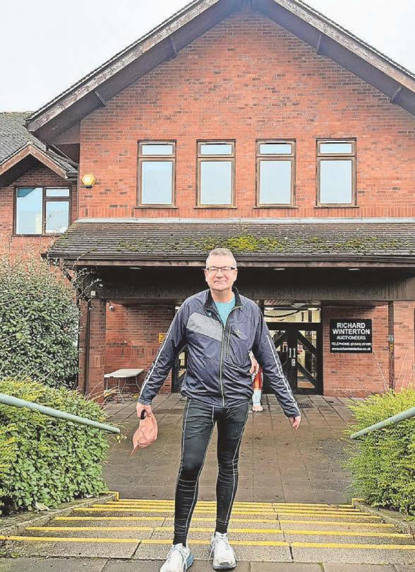 Auctioneer Richard will be making marathon dash for charity cash