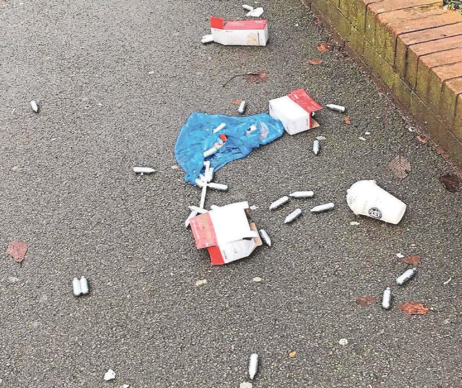 Nitrous oxide use is 'on the rise' says councillor