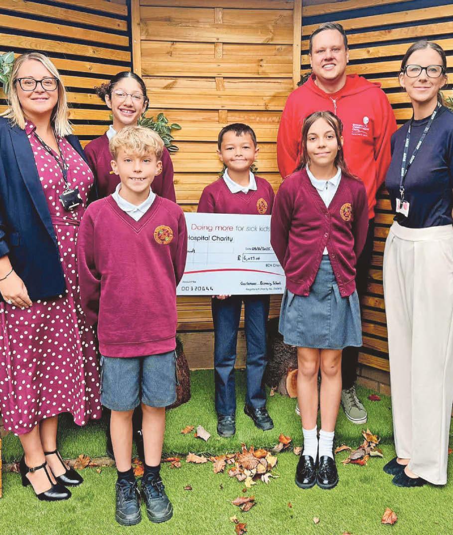 Pupils and staff stride out to raise charity cash