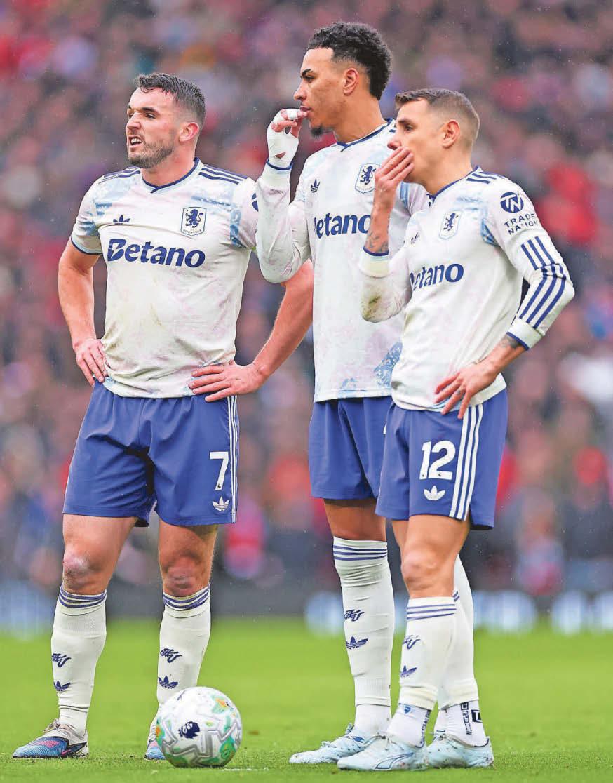 Villa to field ‘best’ side despite yellow card risk