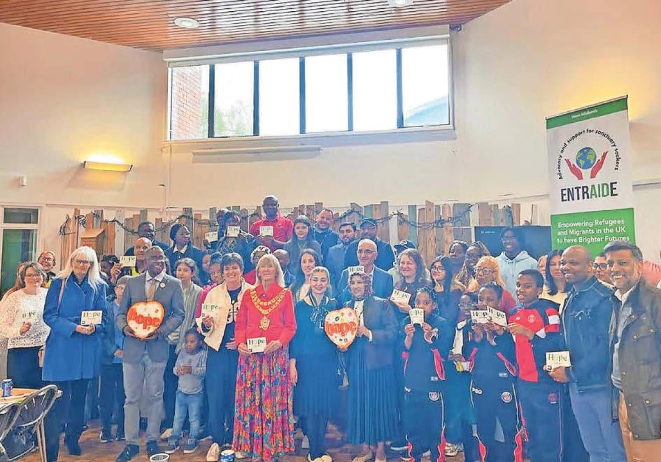 Community groups join in a unity of celebration