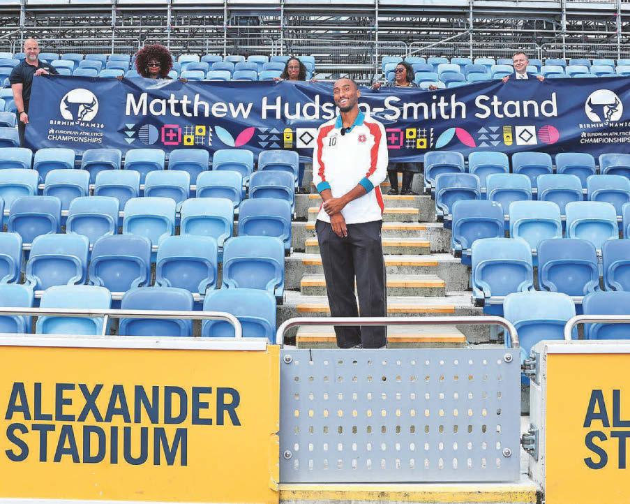 Matt is STAND-ing tall with Alexander honour